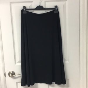 Liz Claiborne Midi Skirt Black Excellent Condition